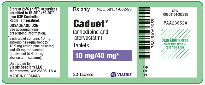 PRINCIPAL DISPLAY PANEL - 10 mg/40 mg Tablet Bottle Label