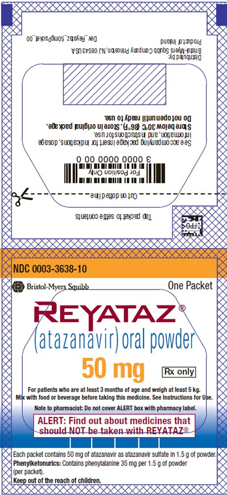 Reyataz 50 mg packet