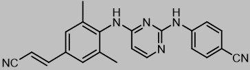 Rilpivirine chemical structure