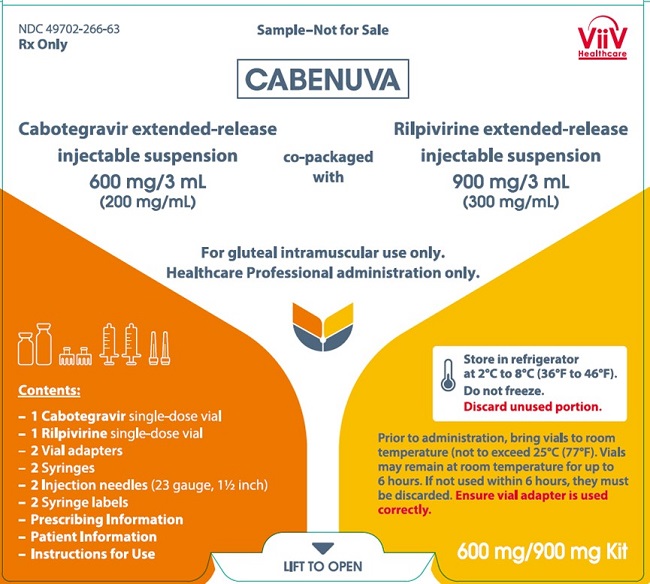 Cabenuva 600mg-900mg sample carton