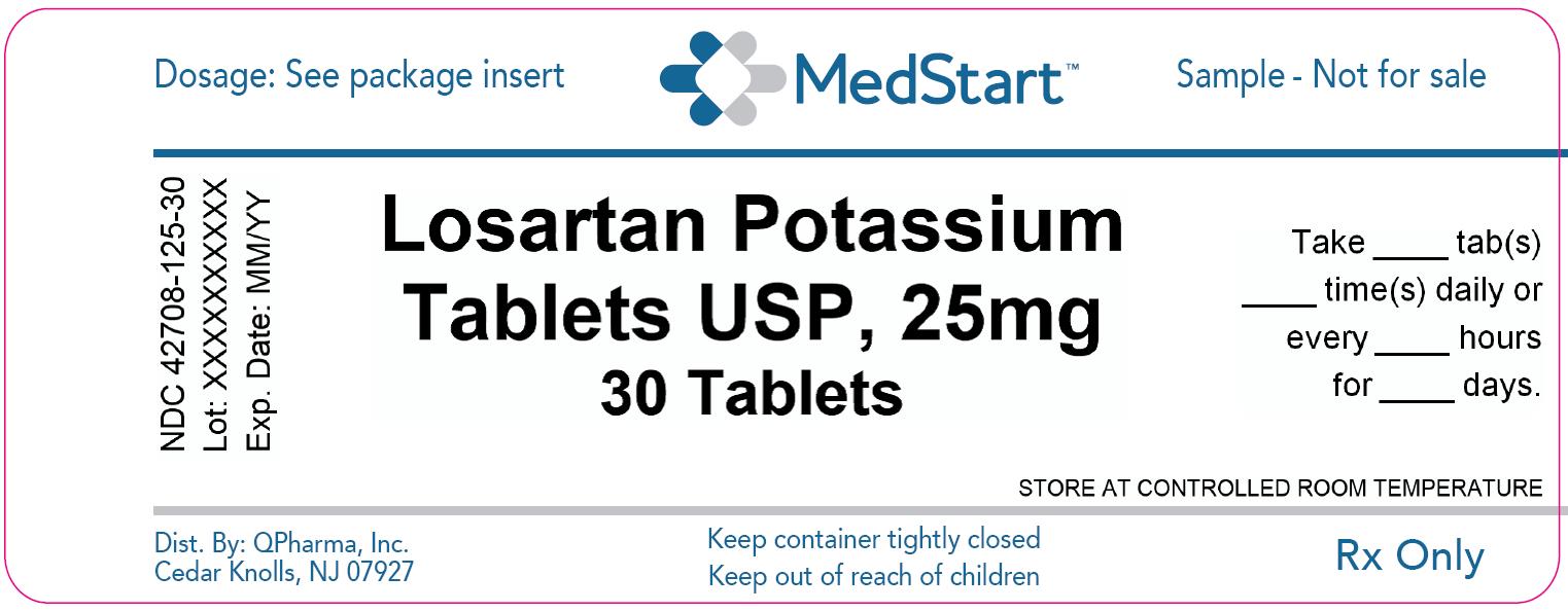 42809-125-30 Losartan Potassium Tablets USP 25mg x 30 V2