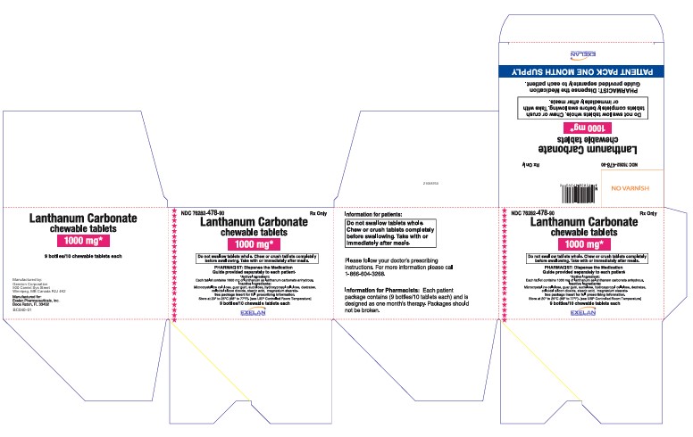 1000mg Carton label