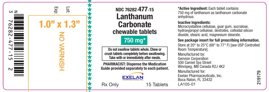 750mg 15 Tablets