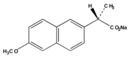 Naproxen Sodium Structural Formula