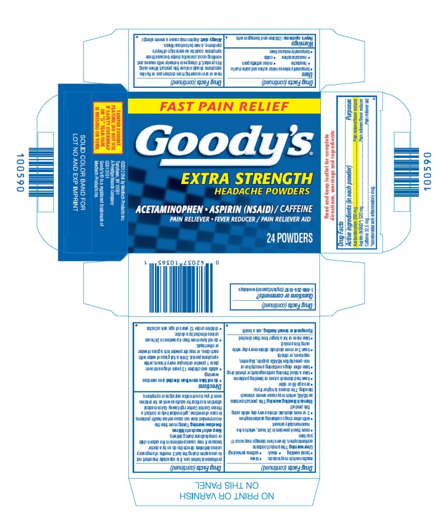 Goody’s Extra Strength 24 Powders Carton
