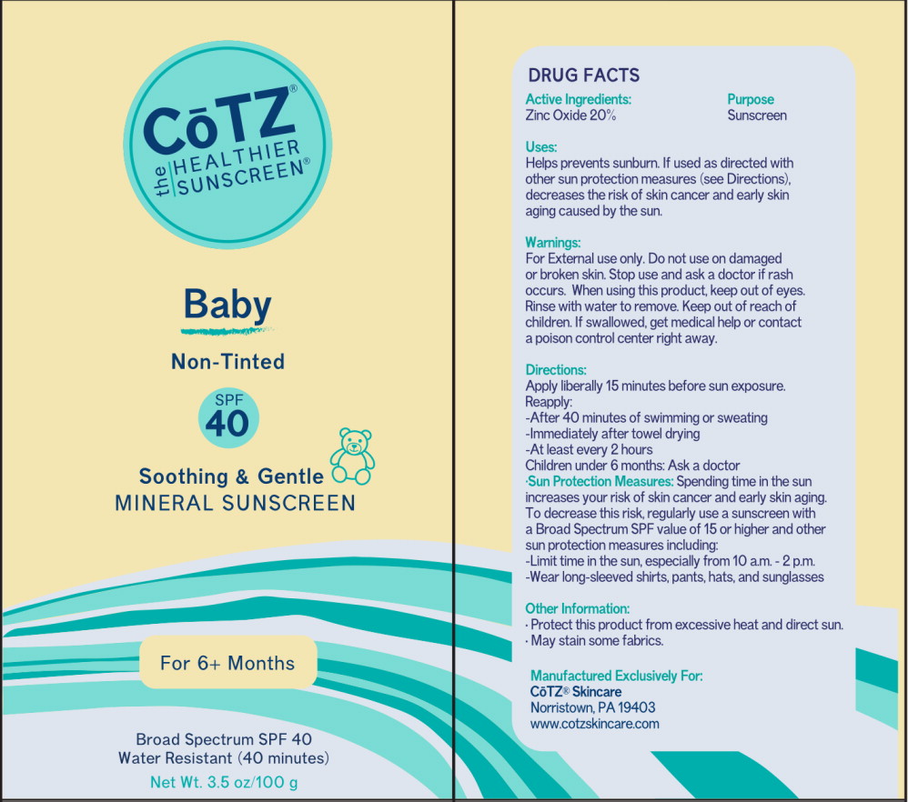 Principal Display Panel – CoTZ Baby Tube Label

