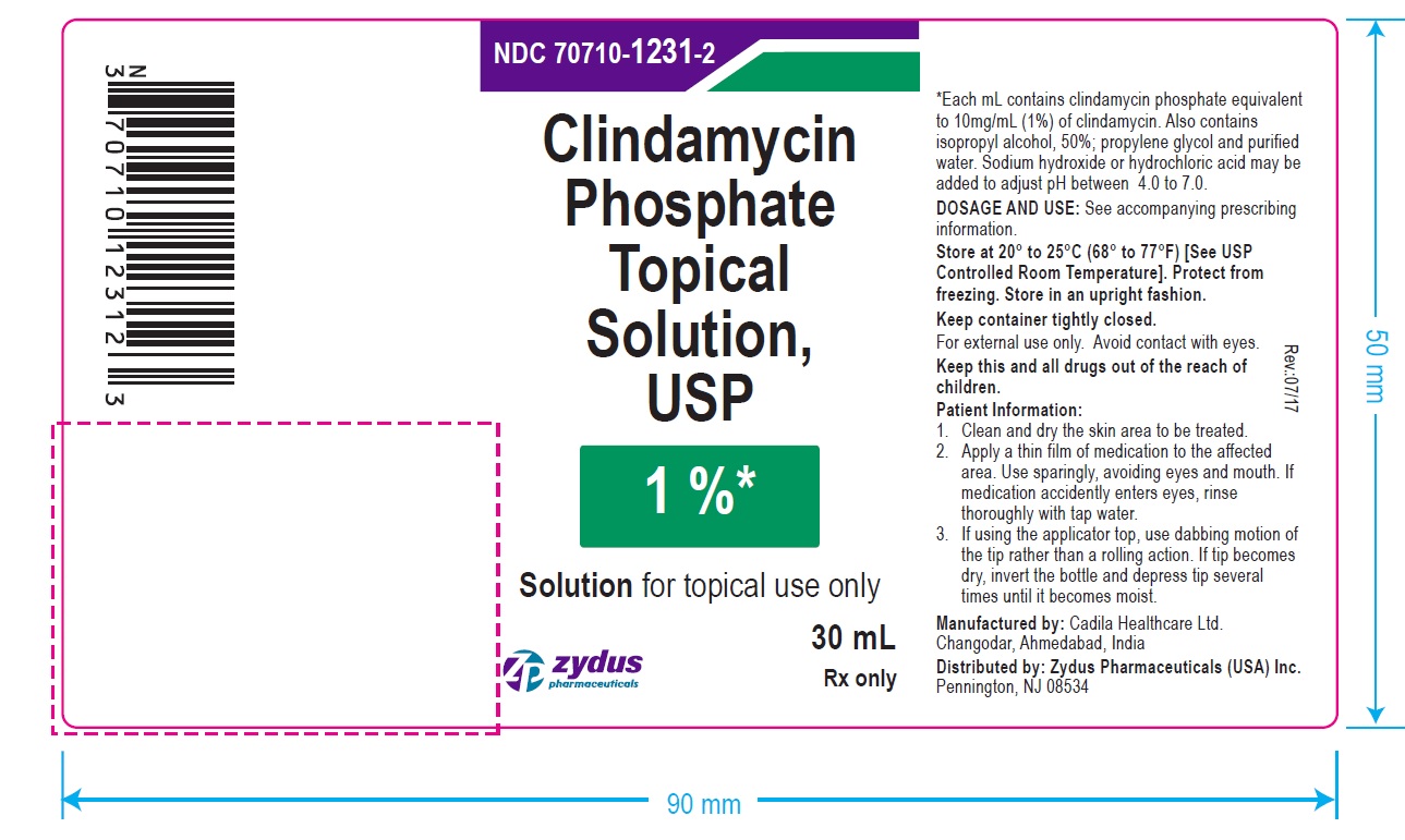 Clindamycin phosphate topical solution USP, 1.0%