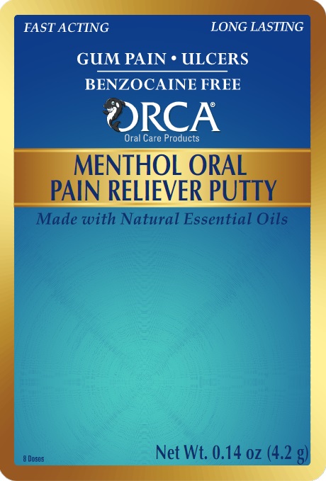 Orca putty outer label front