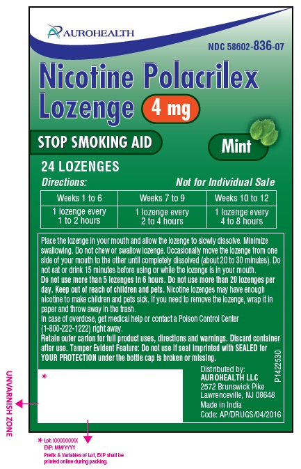 PACKAGE LABEL.PRINCIPAL DISPLAY PANEL-4 mg (24 Lozenges, Container Label)