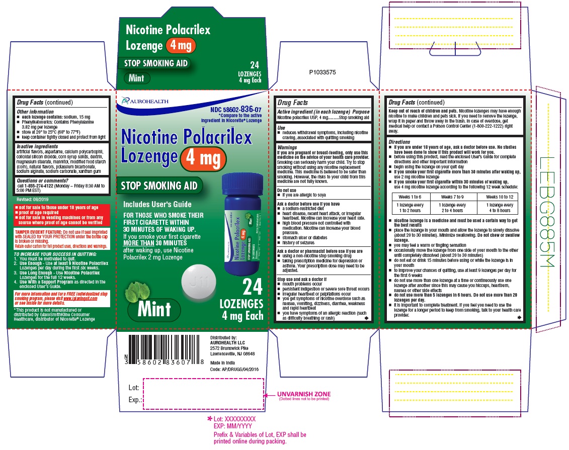 PACKAGE LABEL.PRINCIPAL DISPLAY PANEL- 4 mg (24 Lozenges, Container Carton Label)