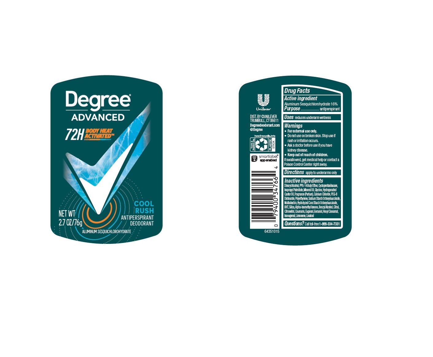 Degree Cool Rush AP Deo IS