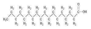 Stearic Acid structural formula