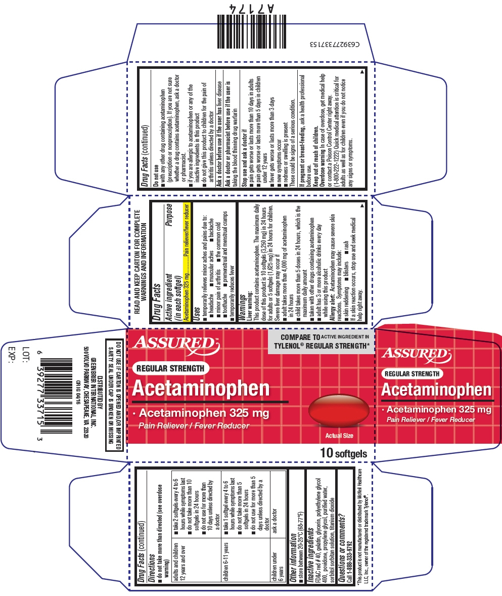PRINCIPAL DISPLAY PANEL - 10 Softgel Bottle Carton