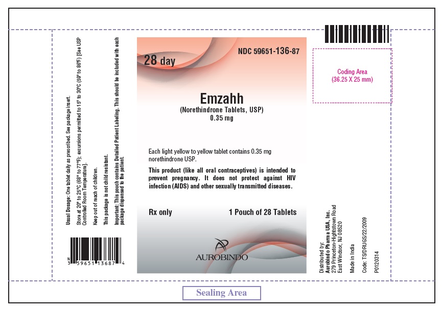 PACKAGE LABEL-PRINCIPAL DISPLAY PANEL - 0.35 mg Pouch Label