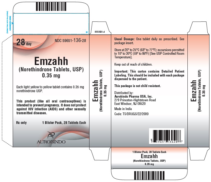 PACKAGE LABEL-PRINCIPAL DISPLAY PANEL - 0.35 mg Blister Carton Label