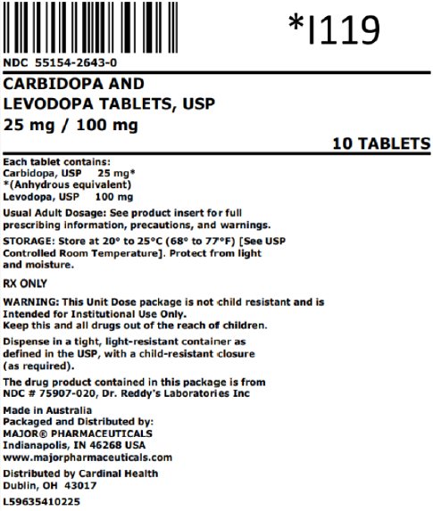 25mg/100mg bag label