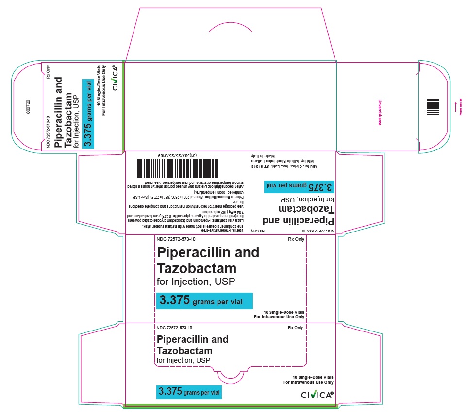 Piperacillin and Tazobactam vial Carton