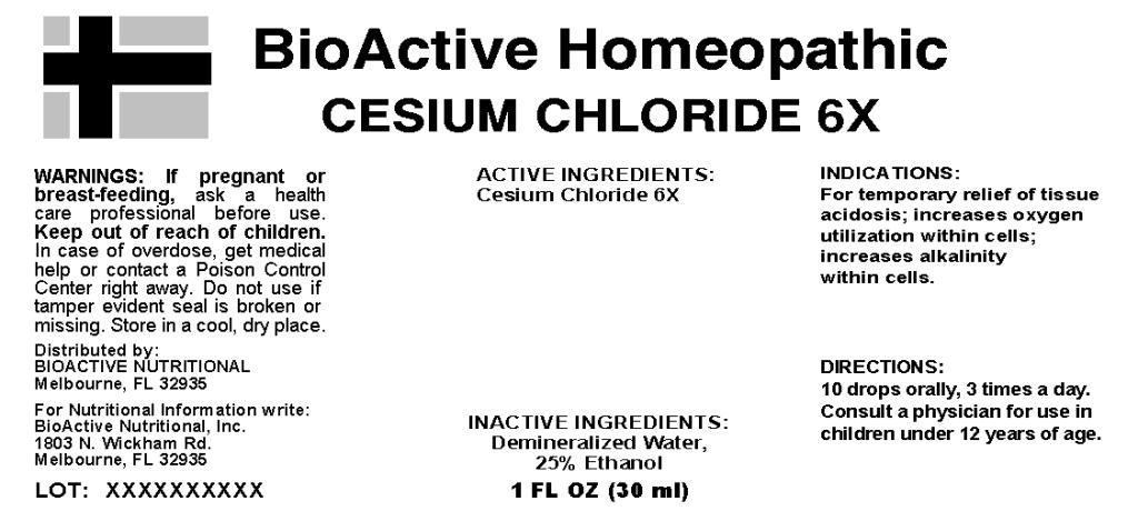 Cesium Chloride 6X