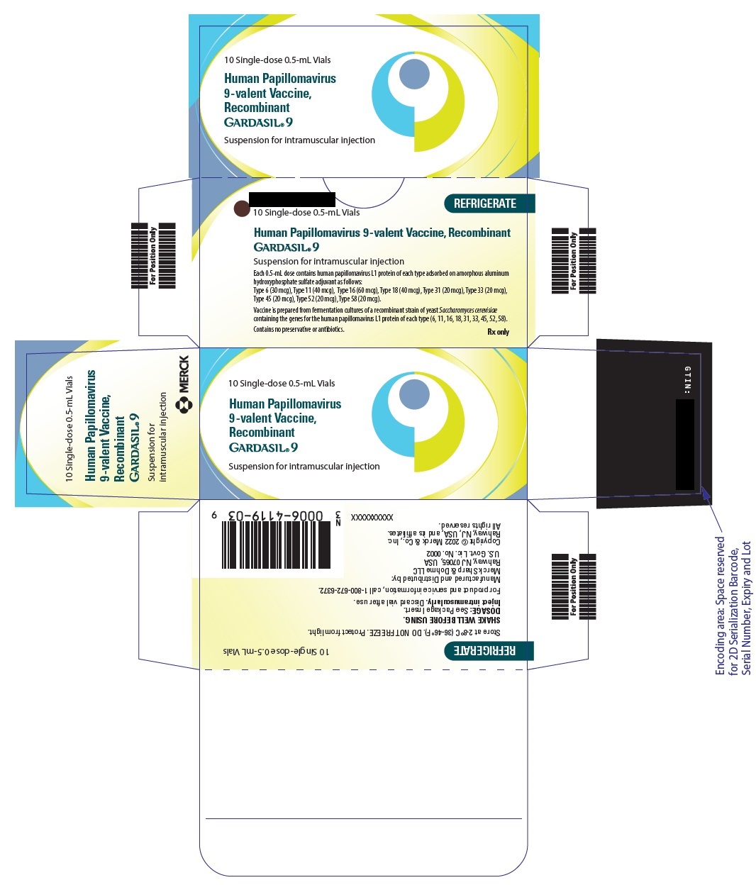 PRINCIPAL DISPLAY PANEL - 0.5 mL Vial Carton