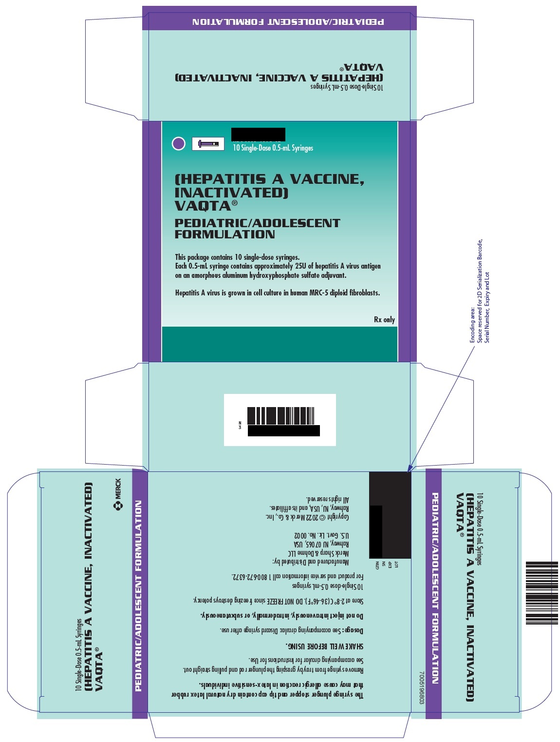 PRINCIPAL DISPLAY PANEL - 0.5 mL Syringe Carton