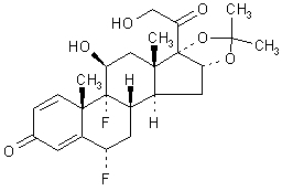 Fluocinolone Acetonide (Structural formula)