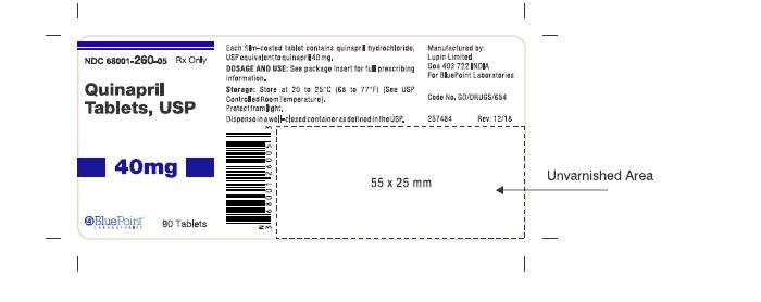 Quinapril Tablets, USP 40mg 90CT Label - Rev 12-18.JPG