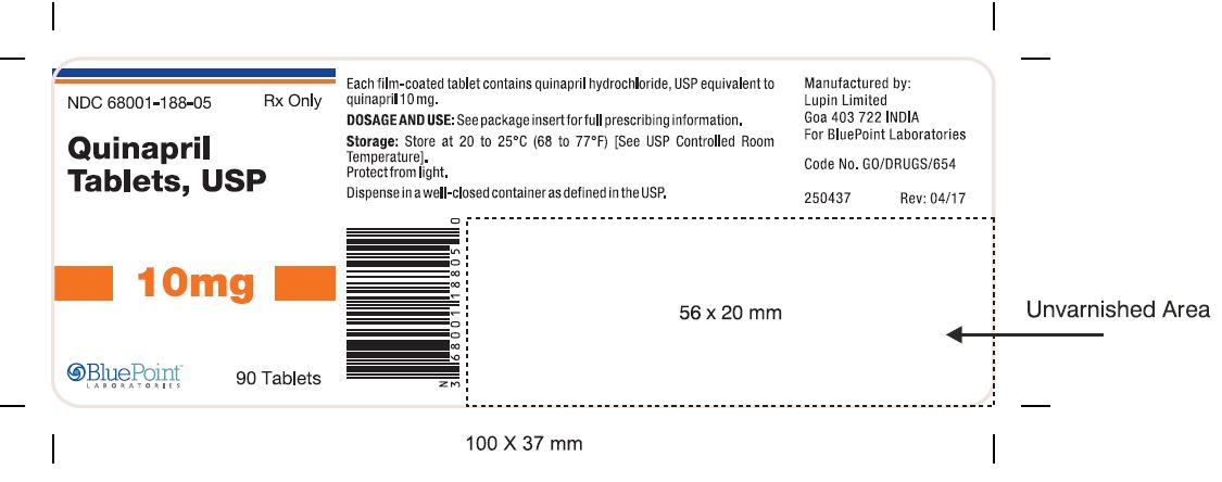 Quinapril Tablets 10mg 90 Tablets Rev 04-17