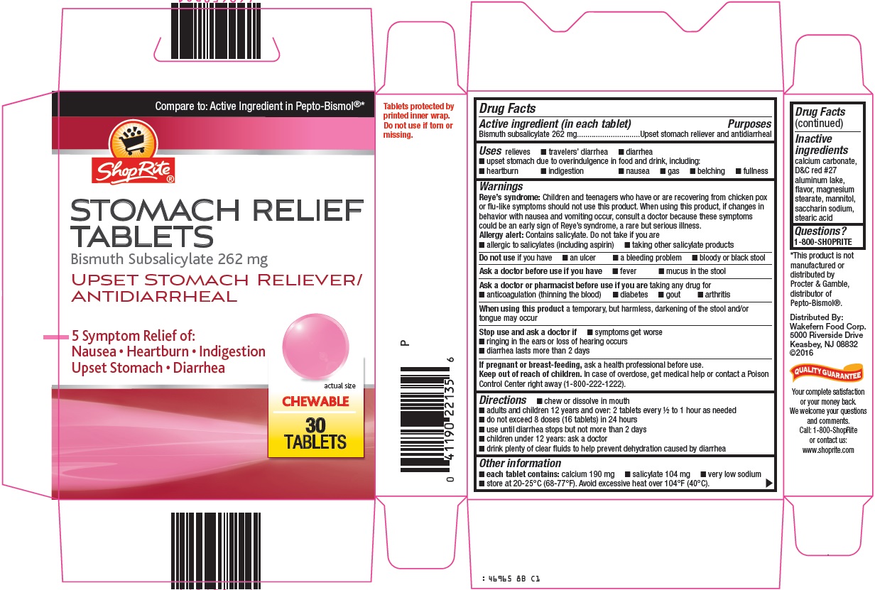 ShopRite Stomach Relief Tablets image