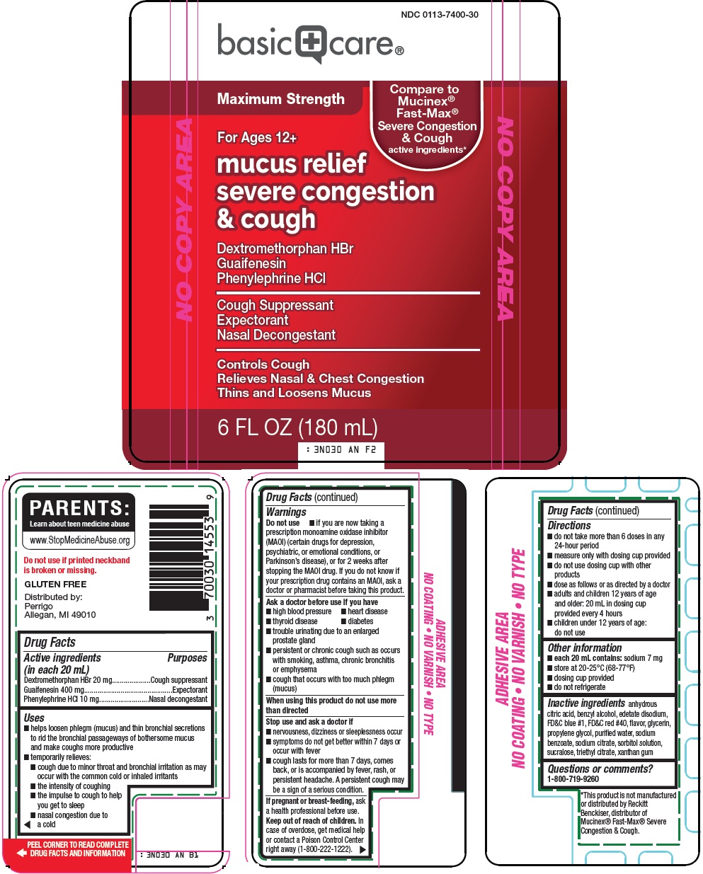 mucus relief severe congestion and cough image