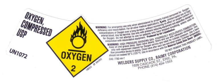OXYGEN SHOULDER LABEL