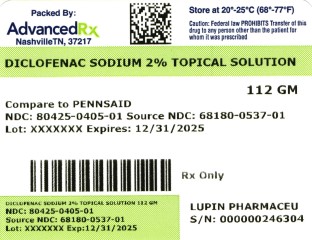 Diclofenac Sodium 2% Topical Solution #112g