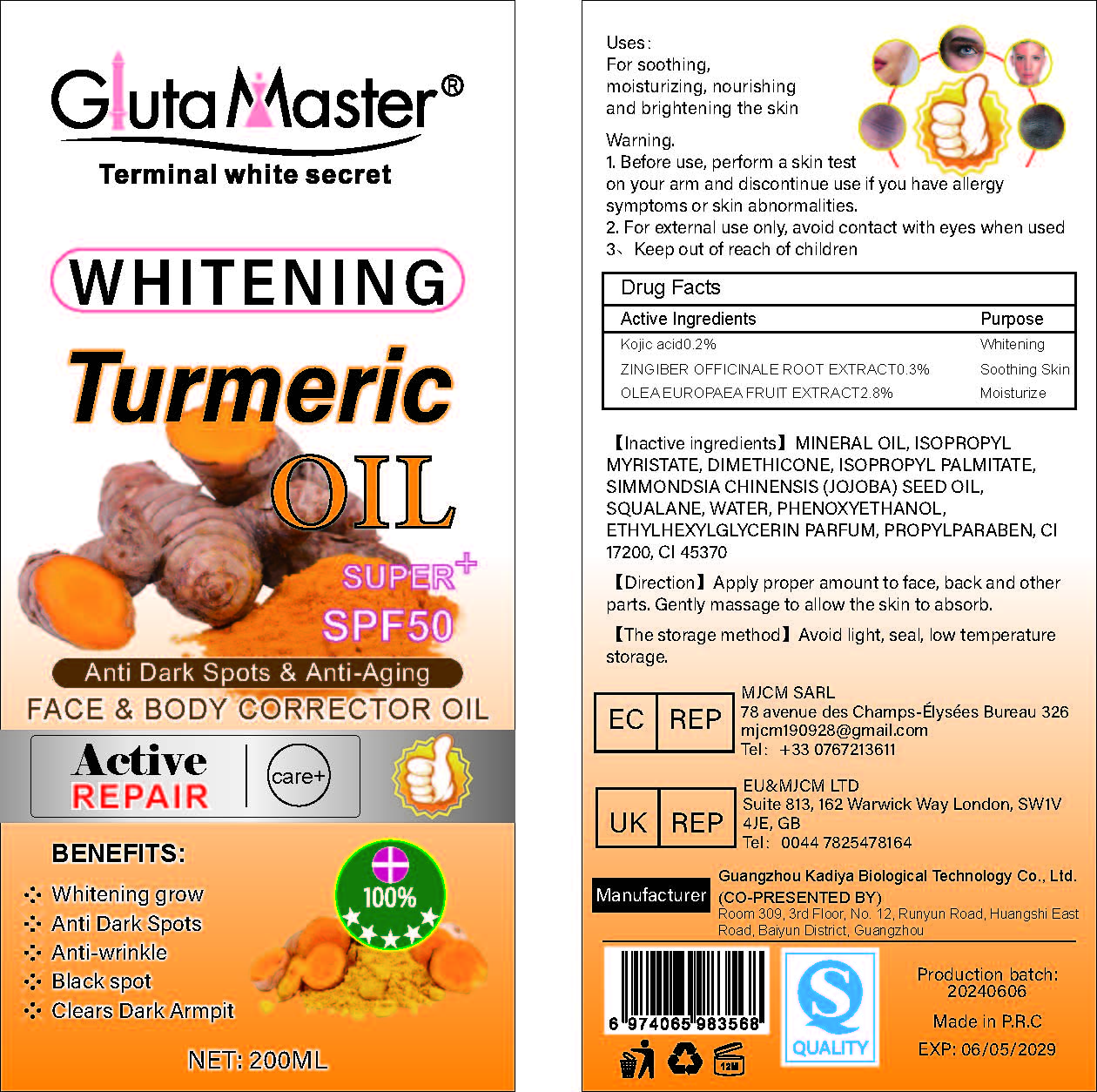 Whitening Turmeric OIL