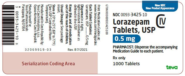 label, 0.5 mg, 100 Tablets