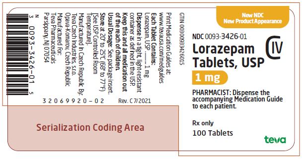 label, 1 mg, 100 Tablets