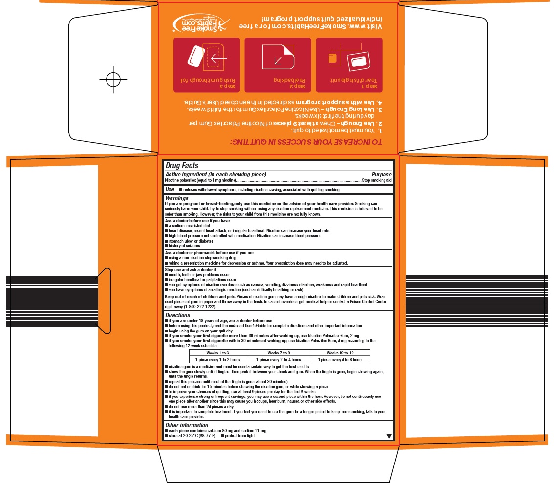 UP&UP COATED FRUIT NICOTINE GUM CARTON IMAGE 2 OF 2