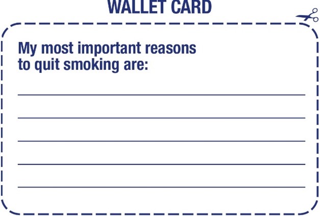 IMPORTANT REASONS WALLET CARD