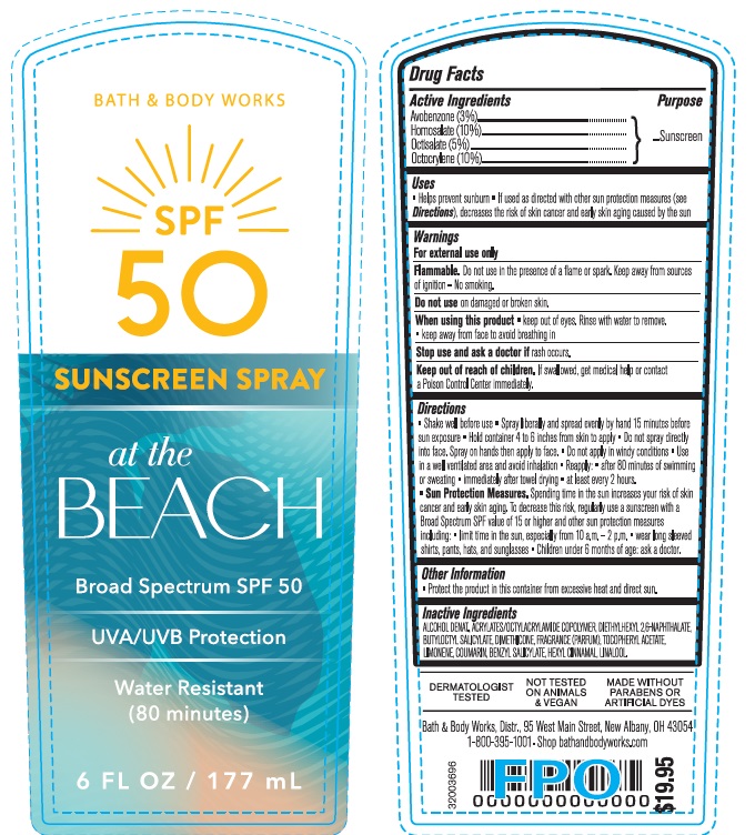 BBW SPF50 Spray At the Beach