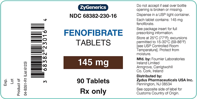 Fenofibrate tablets 145mg 90ct