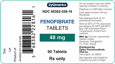 Fenofibrate tablets 48mg 90ct