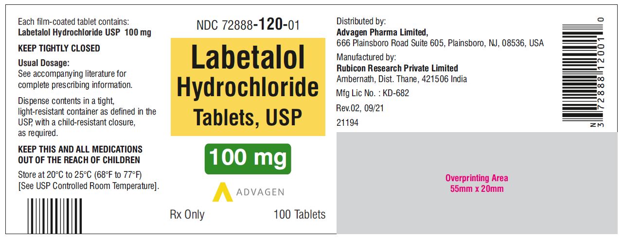 LABETALOL HYDROCHLORIDE tablet, film coated