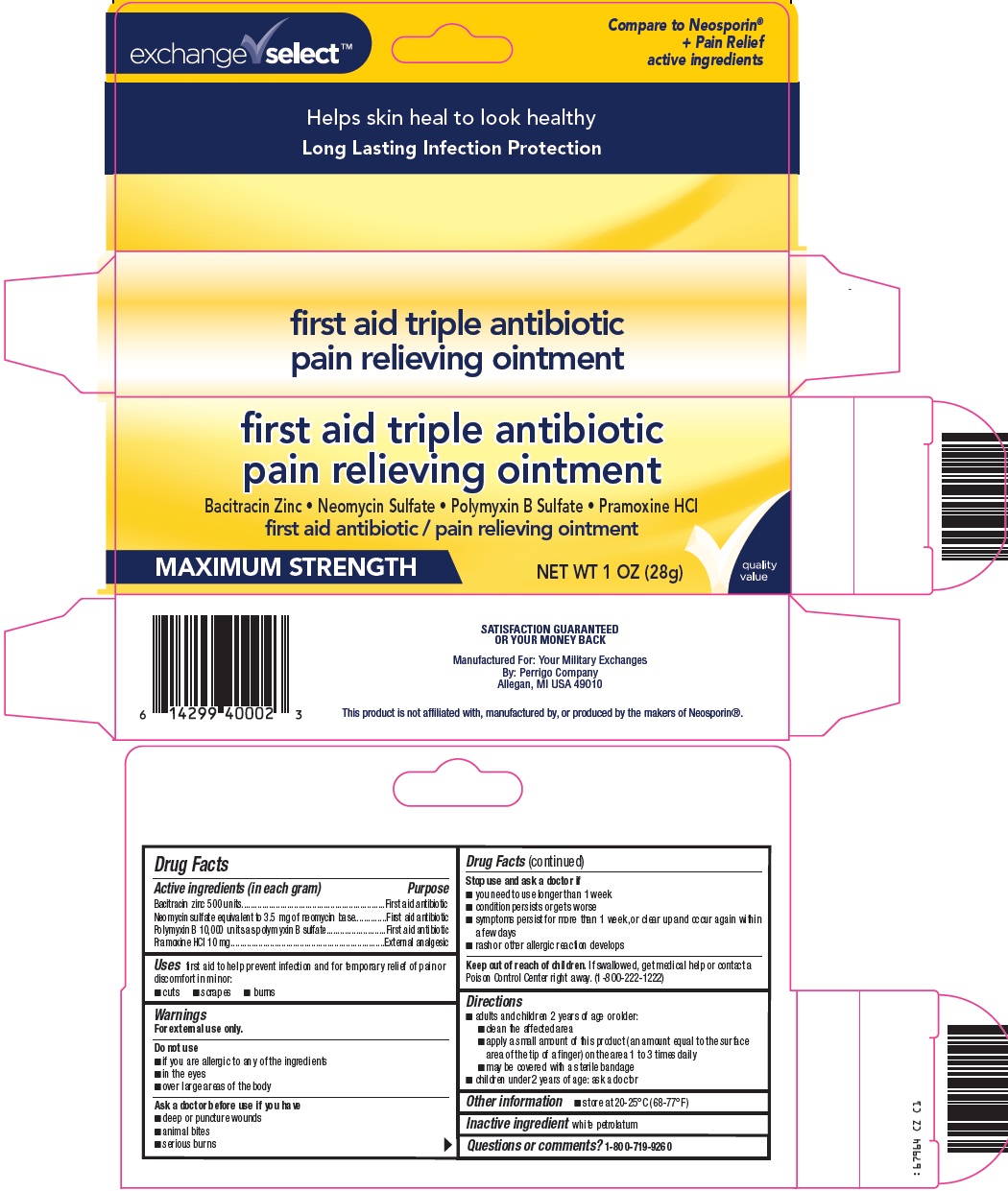Exchange Select First Aid Triple Anitbiotic Pain Relieving Ointment image