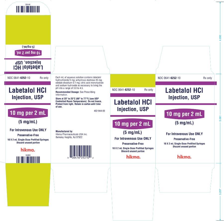 LABETALOL HCL 100MG-20ML MDV 20ML BY WESTWARD (HIKMA)