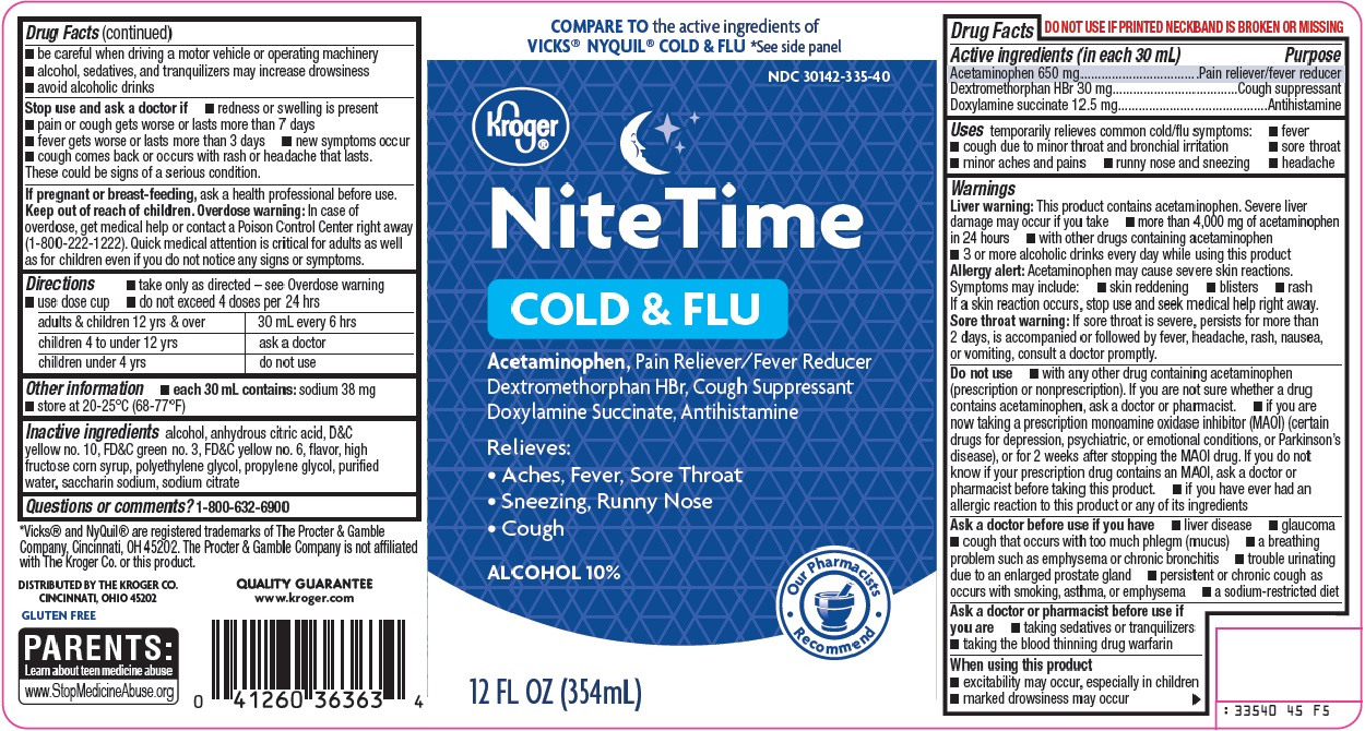 Kroger Nite Time Cold & Flu image