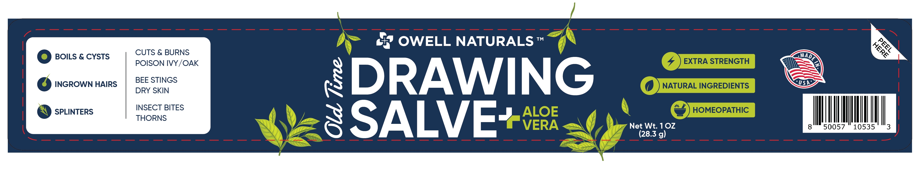 Draw Salve w Aloe 1.0 oz.