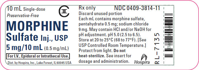 PRINCIPAL DISPLAY PANEL - 5 mg/10 mL Vial Label
