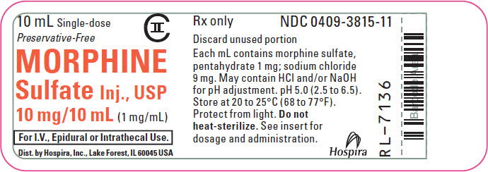 PRINCIPAL DISPLAY PANEL - 10 mg/10 mL Vial Label