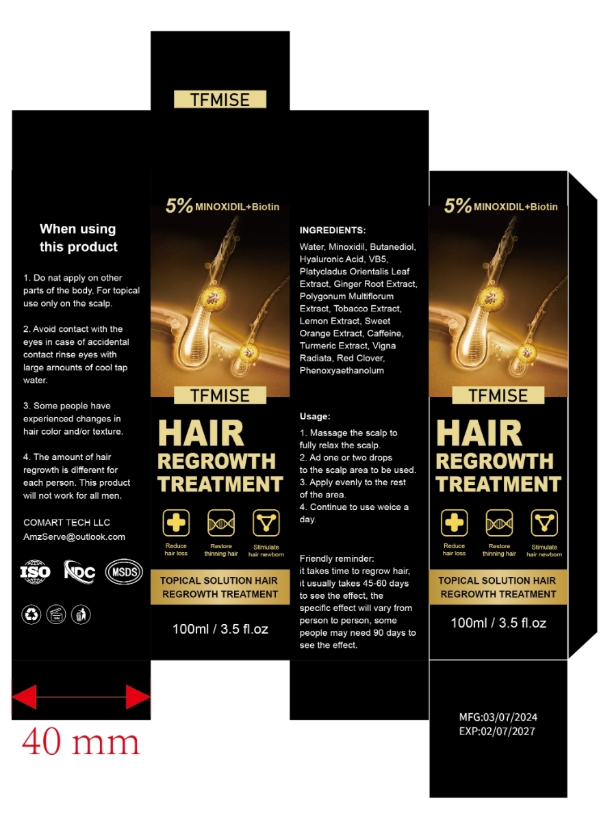TFMISE 5% MINOXIDIL AND BIOTIN HAIR REGROWTH TREATMENT