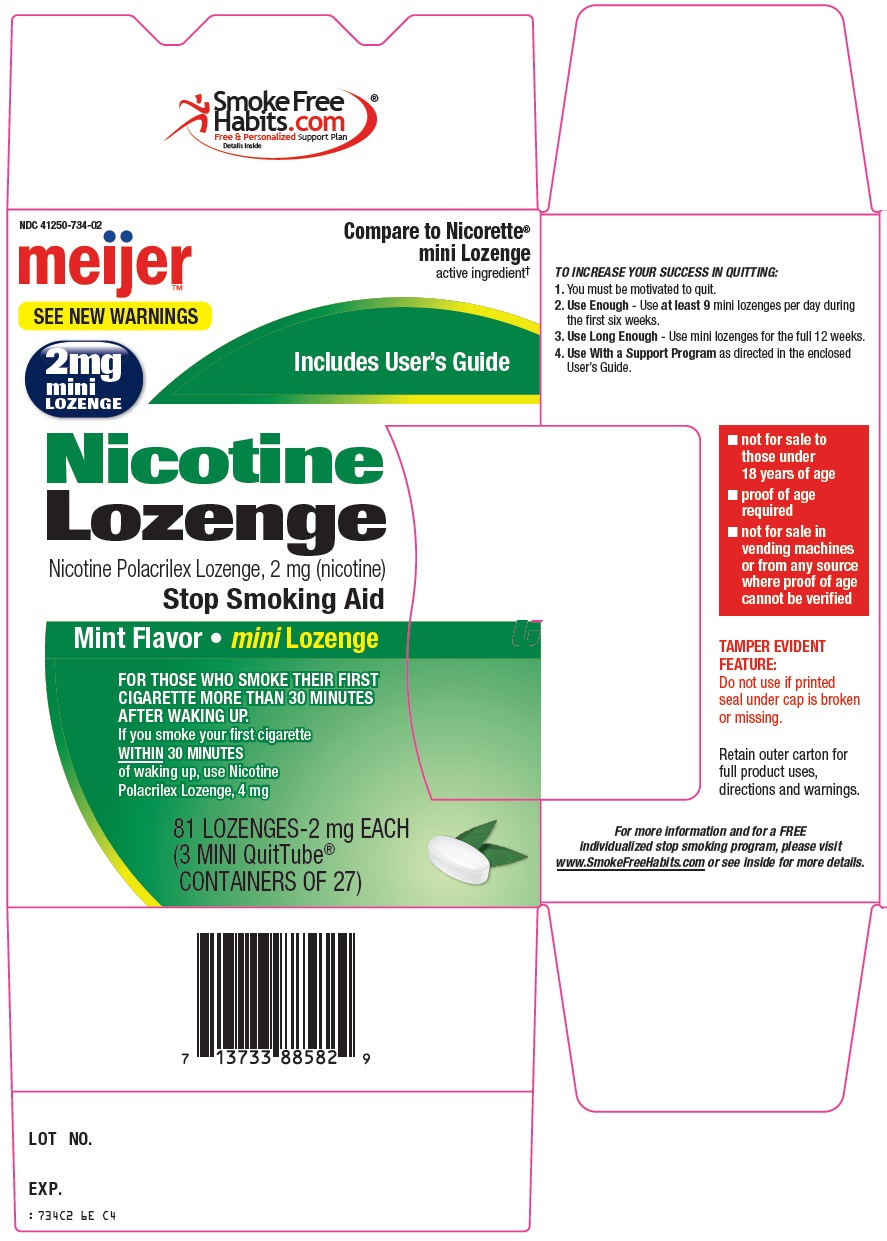 Meijer Nicotine Lozenge Image 1