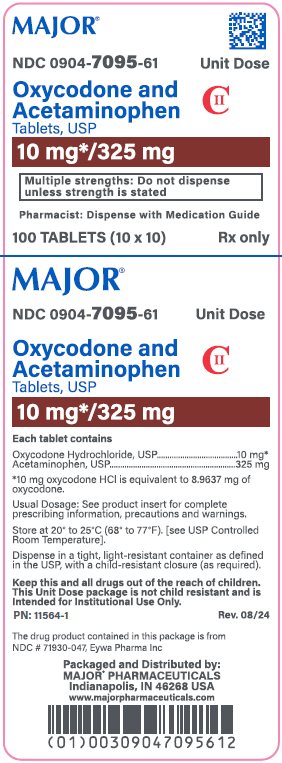 10mg*/325mg carton label