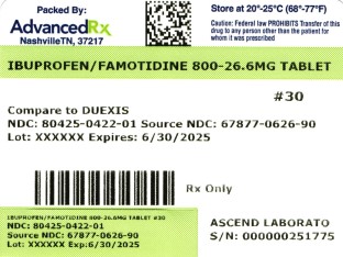 Ibuprofen/Famotidine 800mg-26.6mg #30